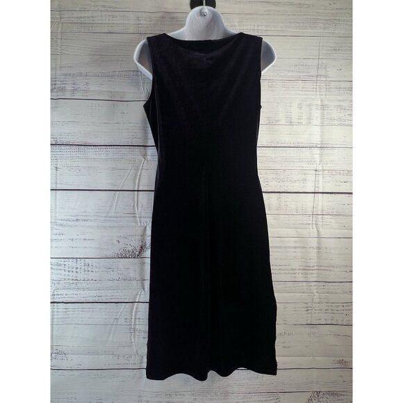 Max Studio Dress Size S Purple Sleeveless Midi Velvet Dress Whimsigoth Fairy - Picture 6 of 13